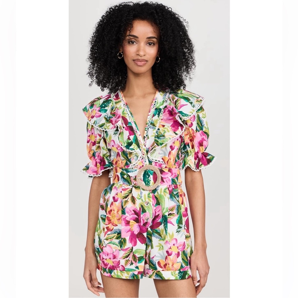 Farm Rio Flowers Romper.
